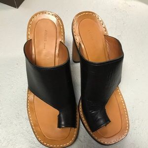 Celine heel slide size 41 black